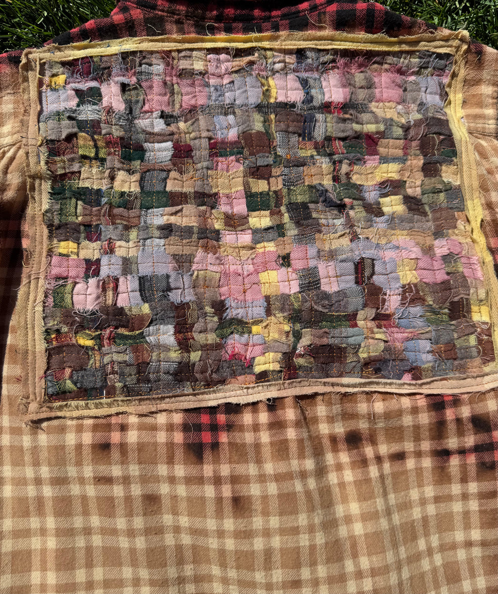 The Rachel (V) Upcycled Boyfriend Shirt L