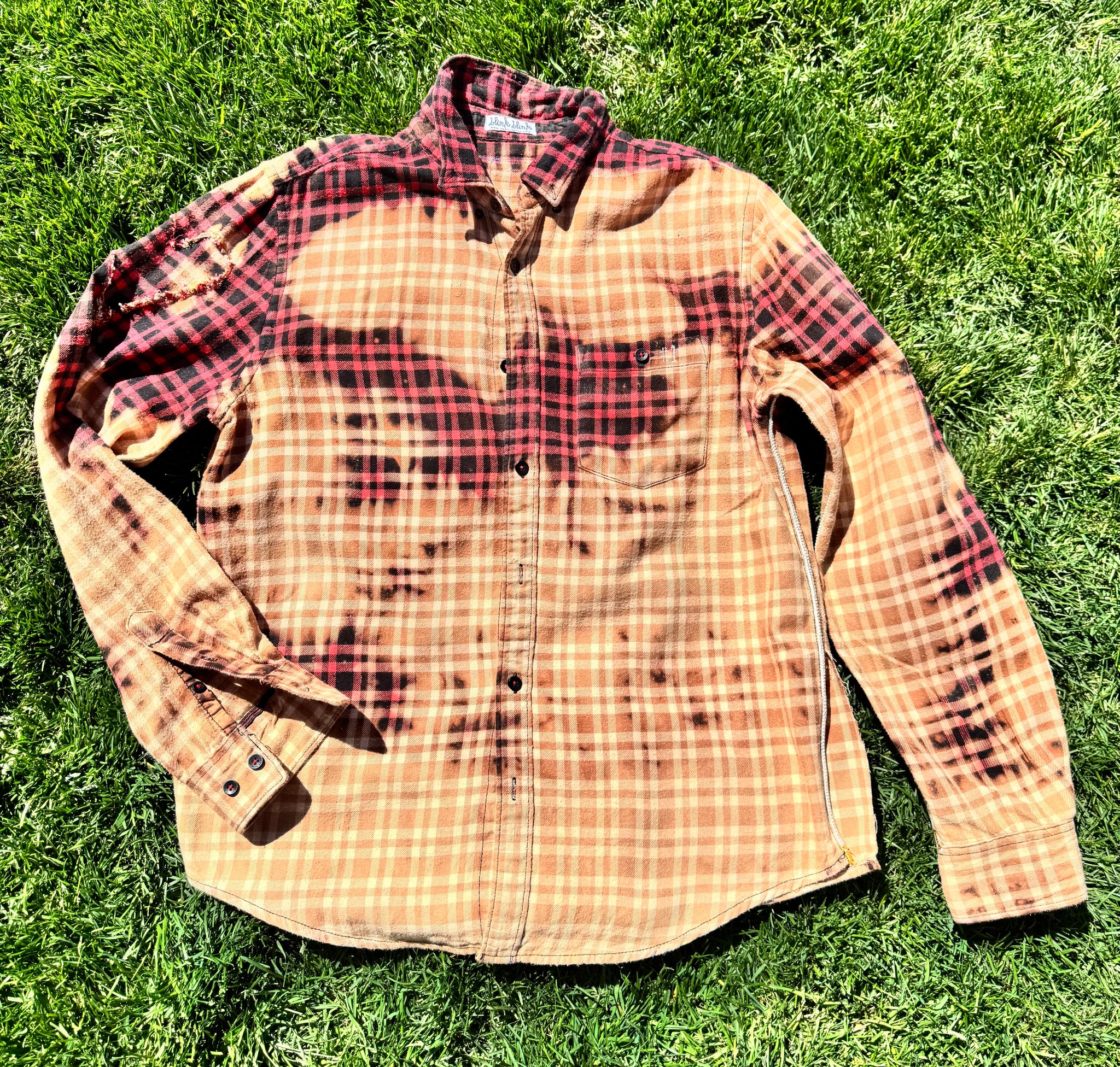 The Rachel (V) Upcycled Boyfriend Shirt L