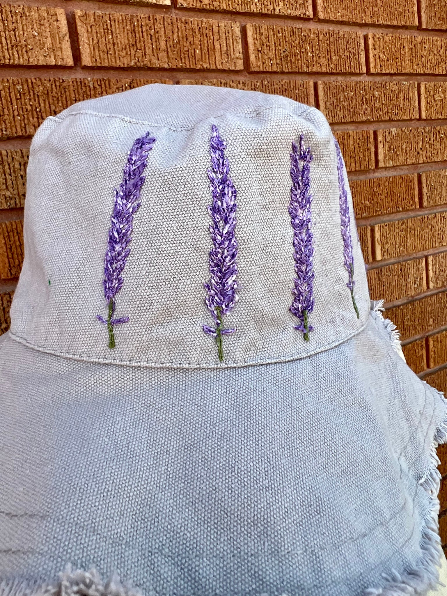 Dove Gray Lavender Bucket Hat
